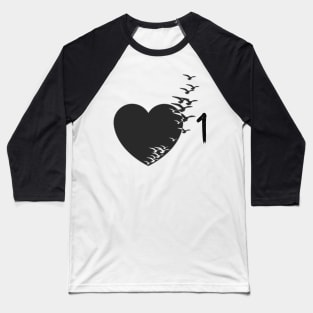 Love1 Cool Design Baseball T-Shirt